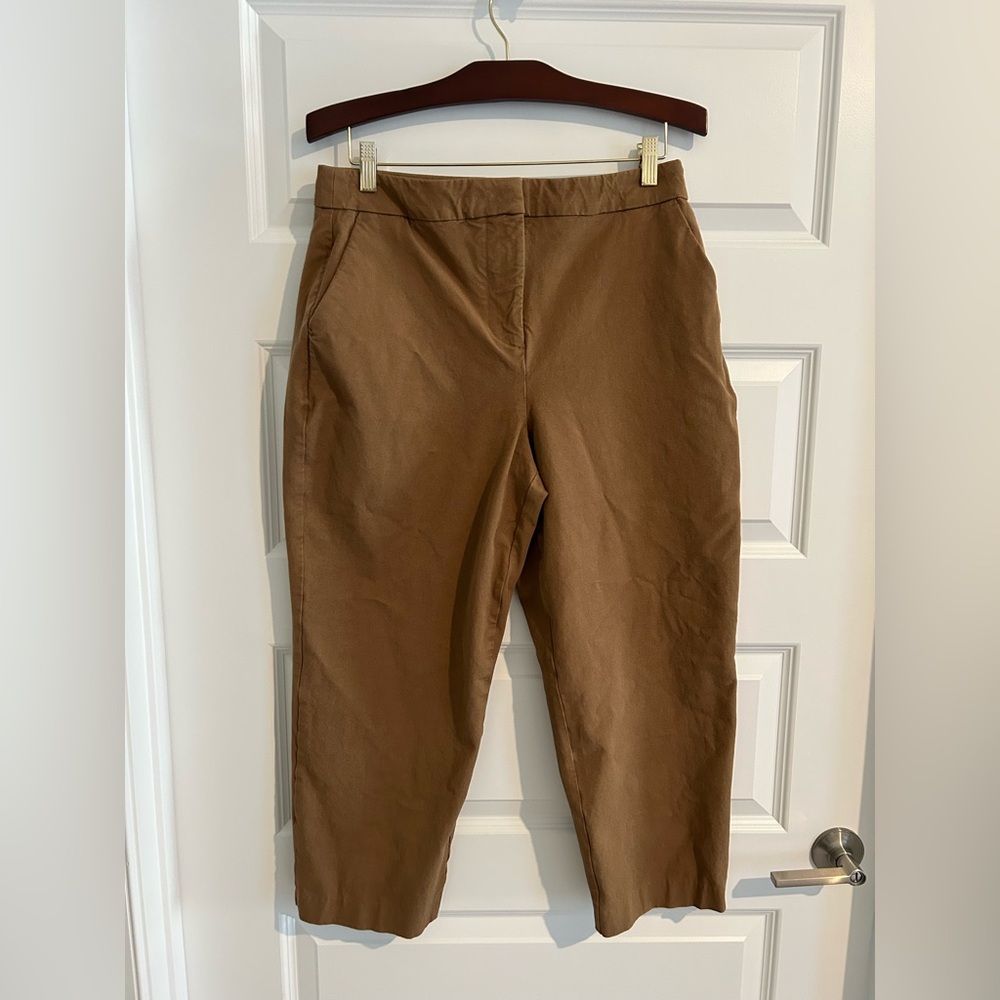 Boden Cropped Pants Brown Size 10P